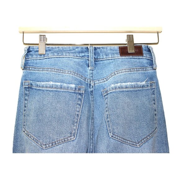 HOLLISTER Ultra High Rise Mom Jeans with Raw Hem - W24/L27 (Size 0R) - Picture 4 of 13